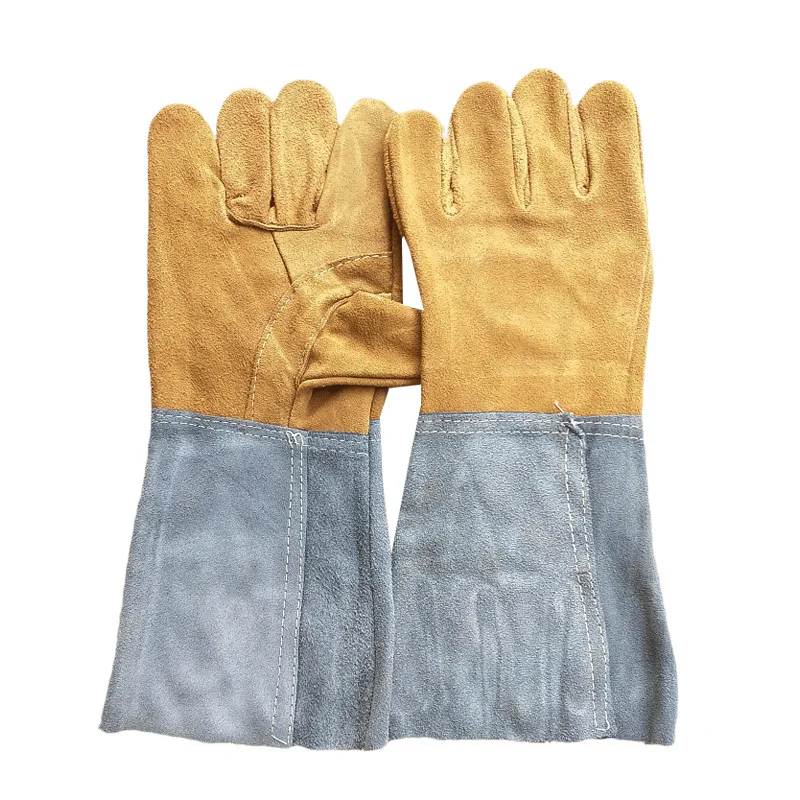 Top Trends: Work Gloves Cowhide Leather Workers Work Welding Safety Protection Garden Sports Motorcycle Driver Clothing Accessories Gloves Shoppable Styles