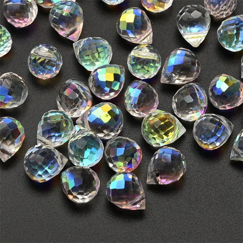 Top Trends: Austria AB Color Crystal Strawberry Beads 10*8mm Shiny Faceted Glass Beads For Jewelry Making DIY Wedding Dress Accessories Shoppable Styles