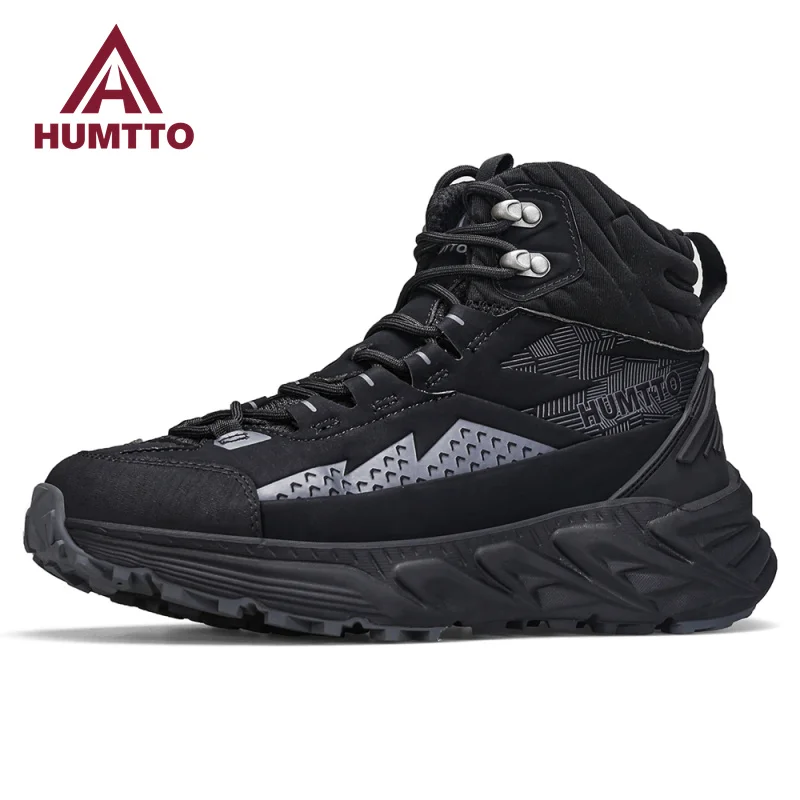 Top Trends: HUMTTO Hiking Shoes For Men Luxury Designer Trekking Ankle Boots Outdoor Sneakers 2023 Breathable Safety Work Sports Mens Boots Shoppable Styles