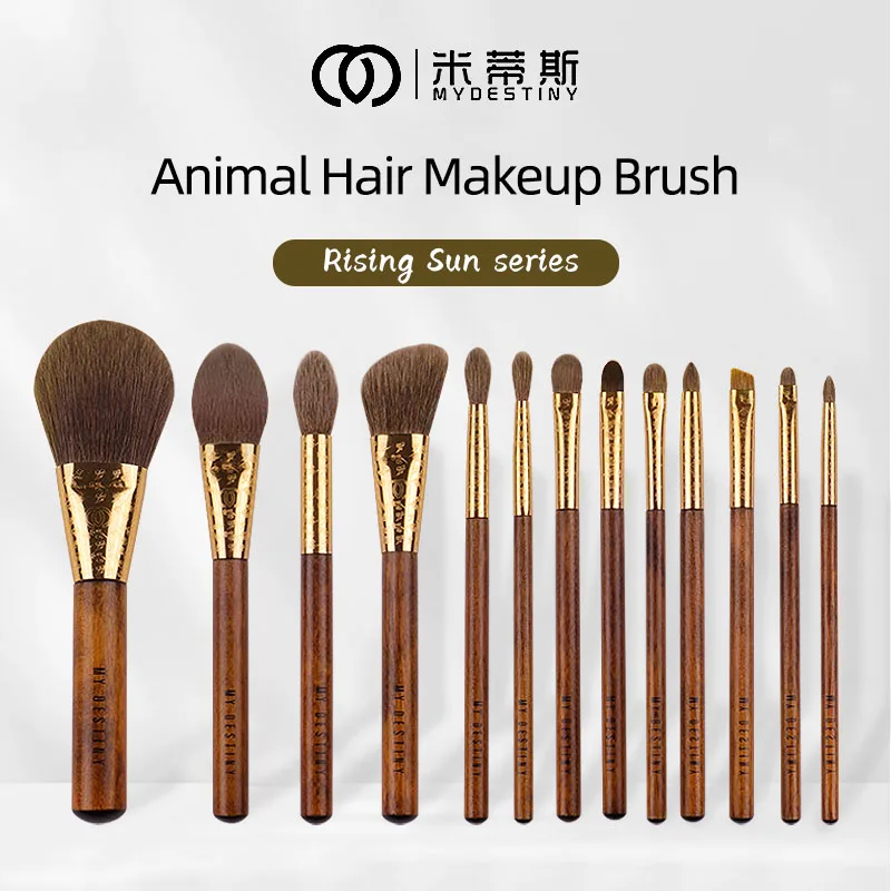 Top Trends: MyDestiny Makeup Brush-13Pcs High Quality Super Soft Synthetic&Natural Hair Brushes Set-Makeup Tools-Beauty Kit-Cosmetic Shoppable Styles