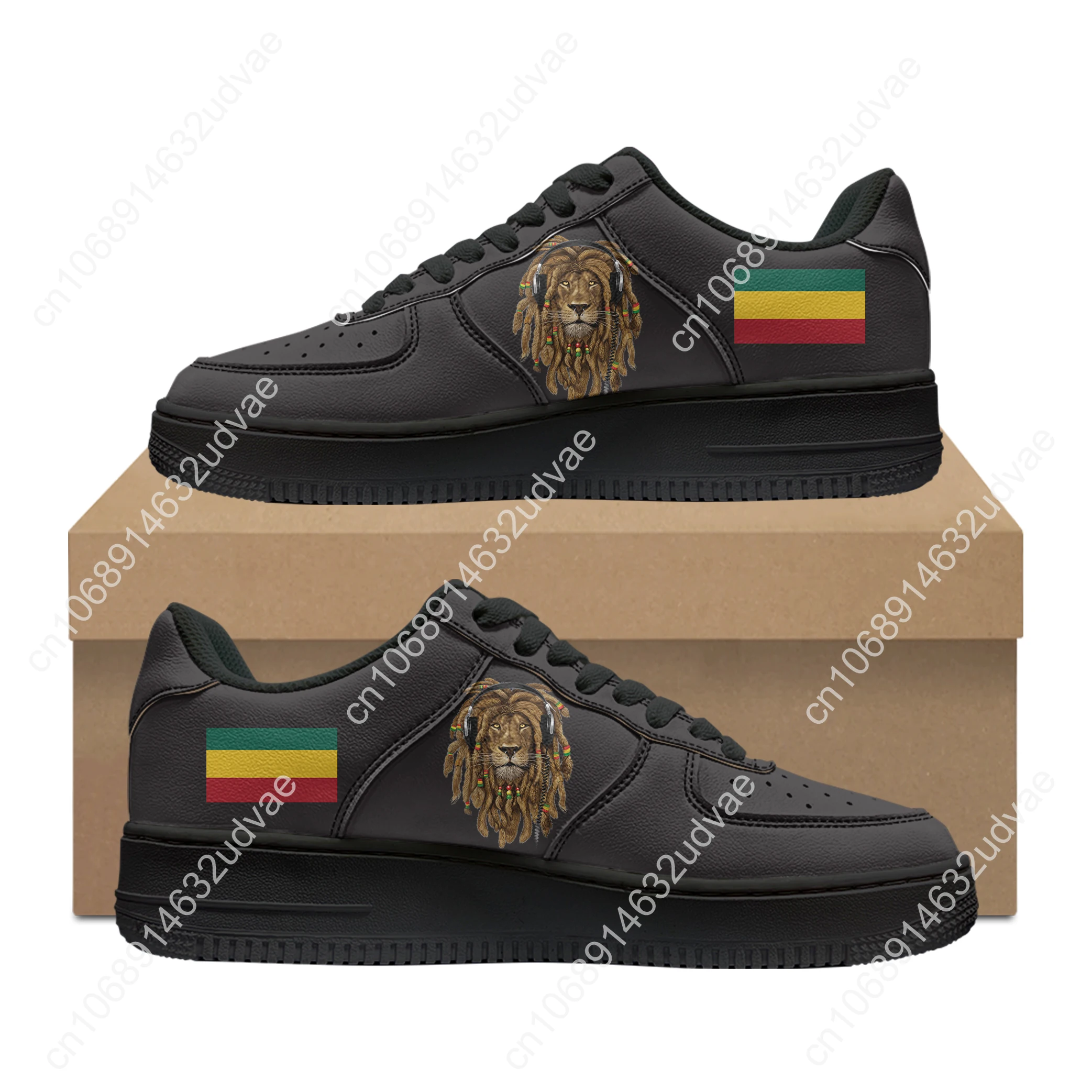 Top Trends: Reggae Rastafarian Rasta Rastafari Lion Of Judah AF Basketball Mens Womens Sports Running Flats Force Sneakers Custom Made Shoe Shoppable Styles