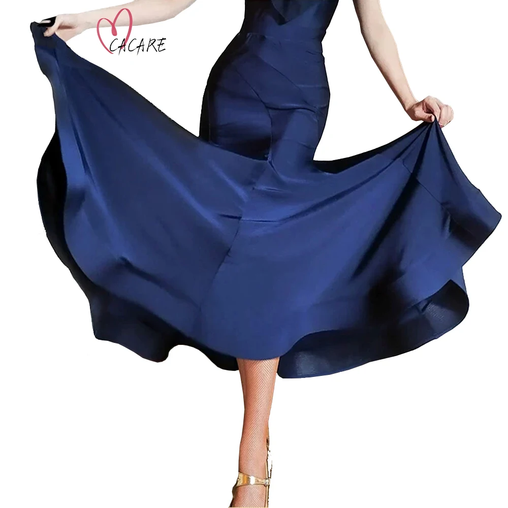 Top Trends: Flamingo Ballroom Skirts Dance Competition Dresses Flamenco Skirt Standard Ballroom Dancing Dresses Tango Fringed D1359 Shoppable Styles