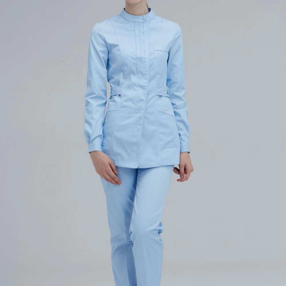 Top Trends: Women Scrub Suits Hospital Doctor And Nurse Working Uniform Medical Surgical Long Sleeve Nurse Accessories Shirt And Trousers Shoppable Styles