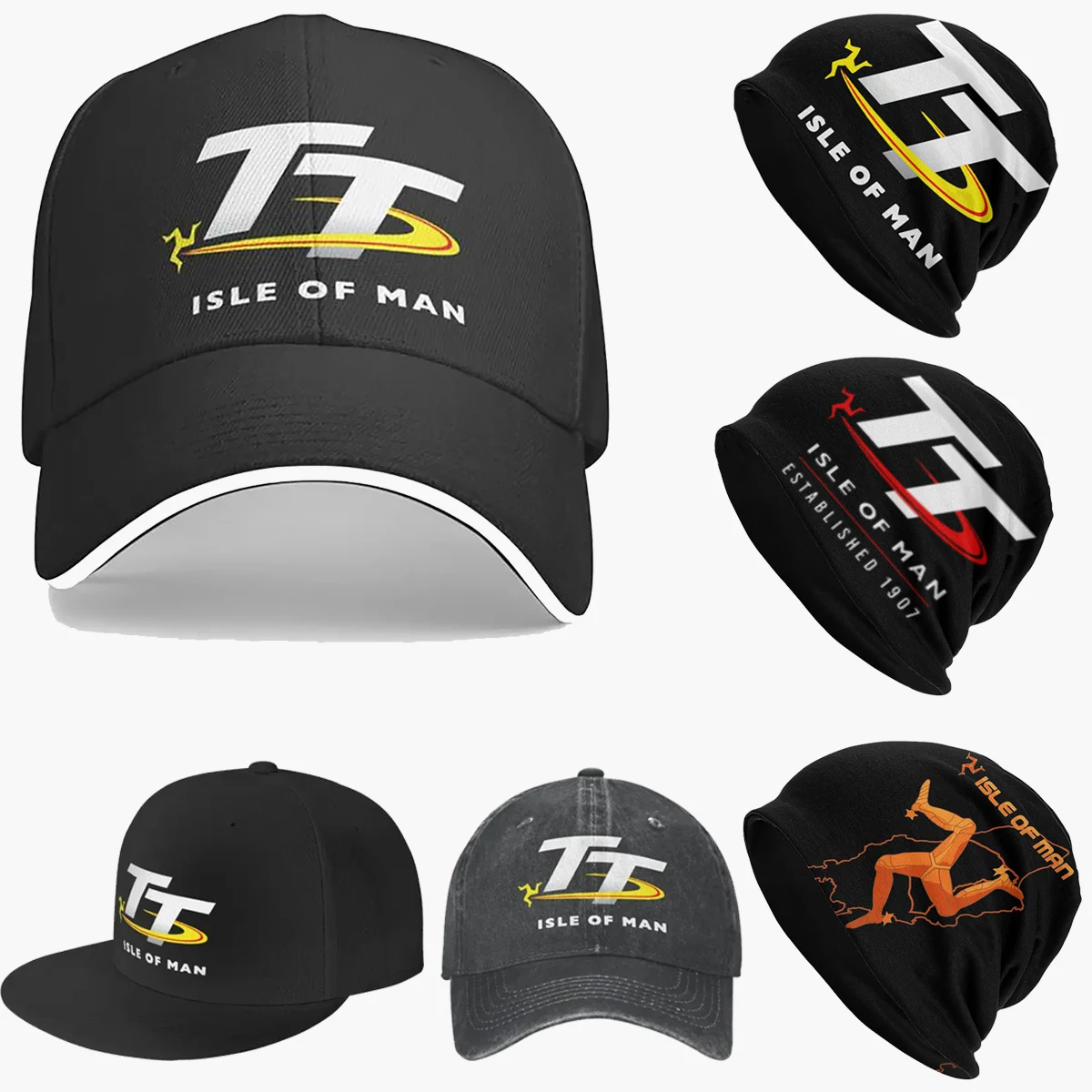 Top Trends: Extreme Sport Accessories Isle Of Man TT Races Baseball Cap Outfit Fashion Motorcycle Racing Men Dad Hats Adjustable Shoppable Styles