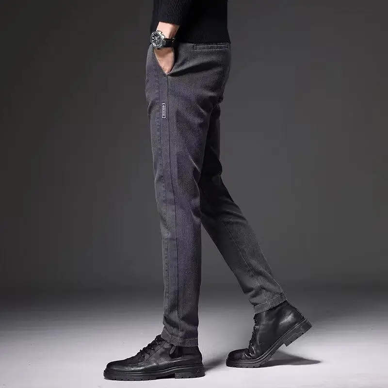 Top Trends: Business Office Casual Solid Harem Pants For Men 2023 Spring Autumn Simplicity Fashion Slim Mid Waist Trousers Male Clothes Shoppable Styles - Image 5