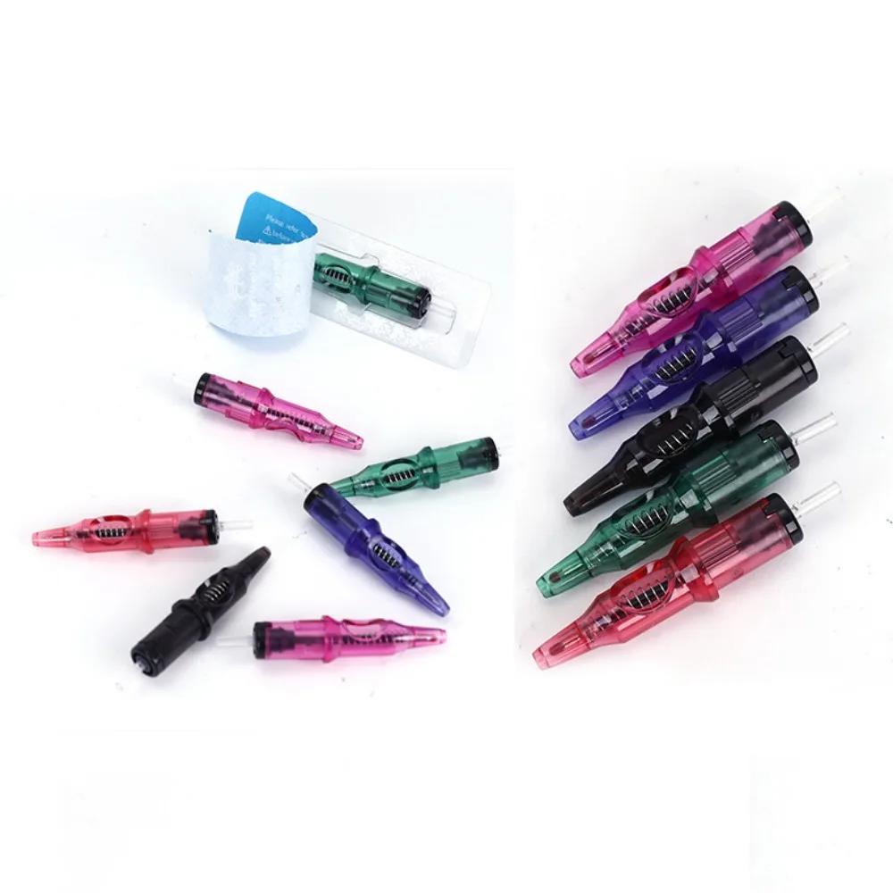 Top Trends: 10pcs Tattoo Integrated Ballpoint Pen Disposable 5 Colors Universal Tattoo Drawing Practice Cartridge Needles For Rotary Machine Shoppable Styles - Image 6