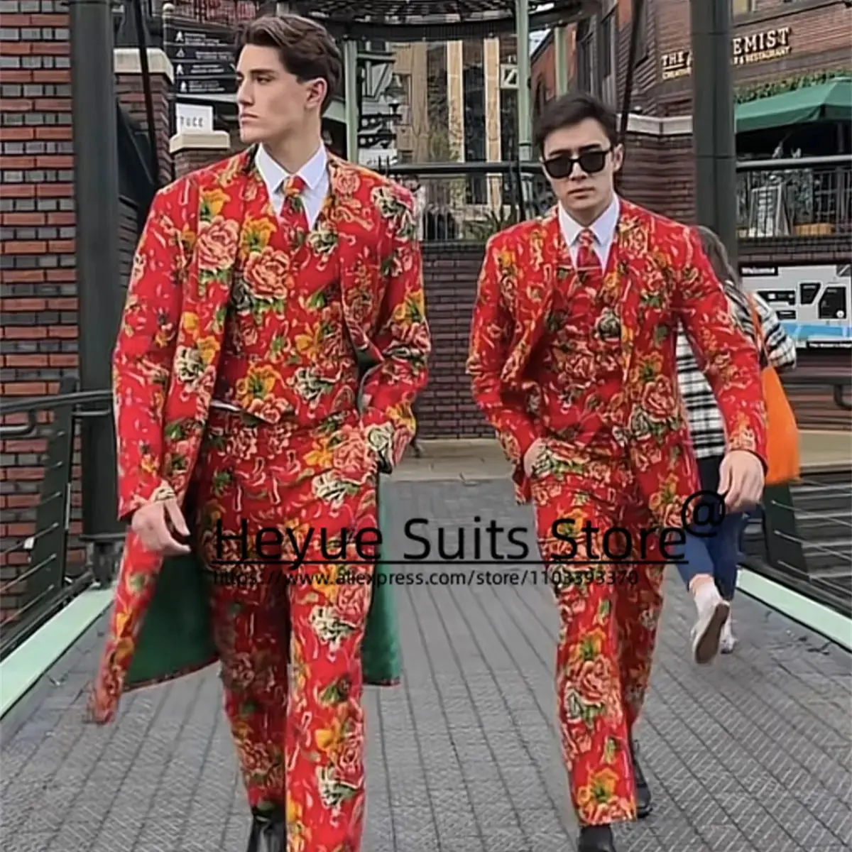 Top Trends: Custom Chinese Long Fashion Men Suits Slim Fit Notched Lapel Formal Prom Party 3 Pieces Sets Casual Male Blazer Trajes De Hombre Shoppable Styles