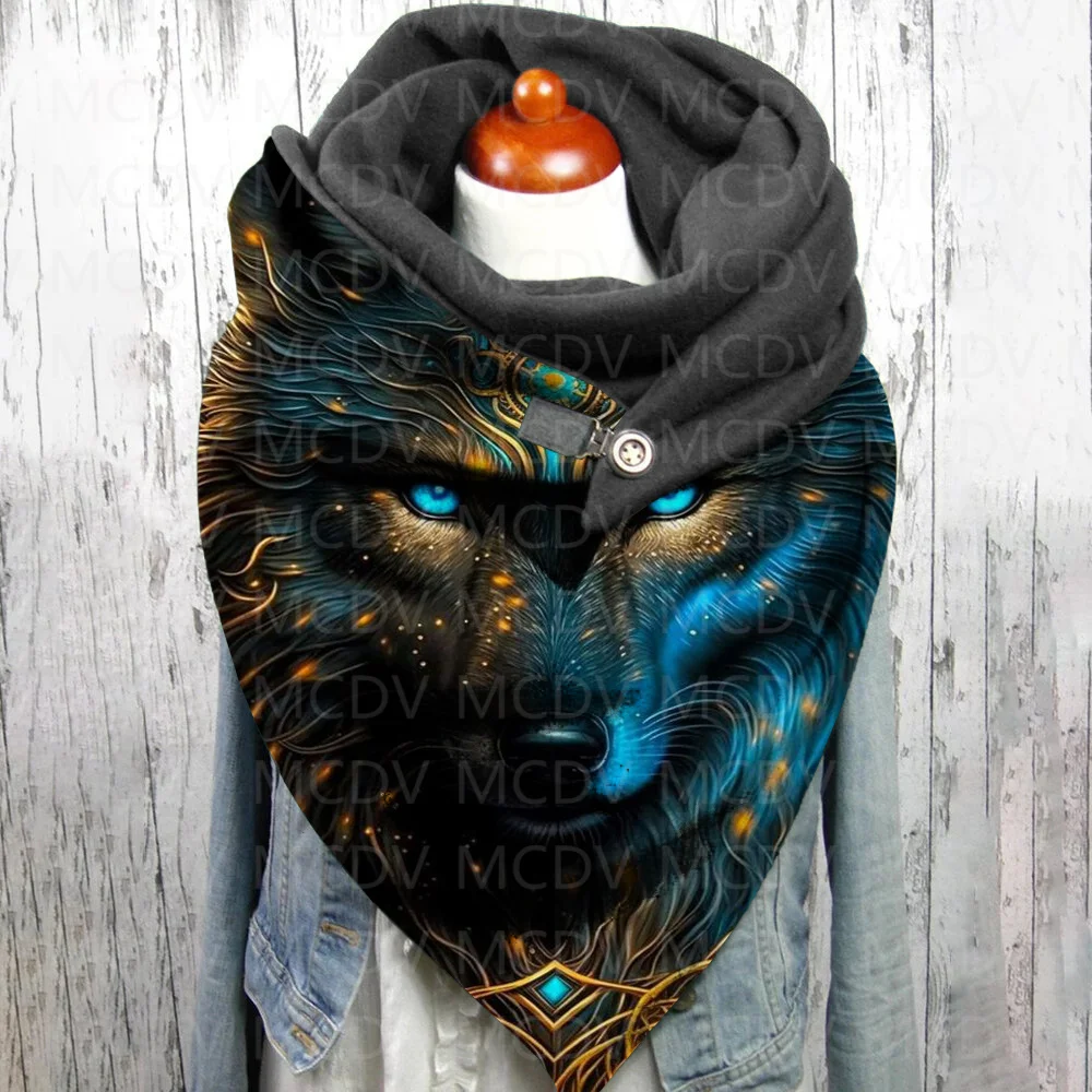 Top Trends: Wolf 3D Printed Casual Scarf And Shawl For Women Warm And Comfortable Scarf 04 Shoppable Styles