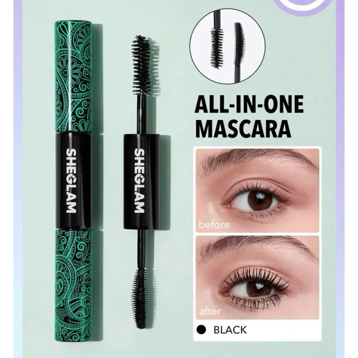 Top Trends: Sheglam Make Up Mascara Eyelash Extension Eye Lashes Brush Long-wearing Waterproof Sweat-proof Eye Mascara Makeup Free Shipping Shoppable Styles