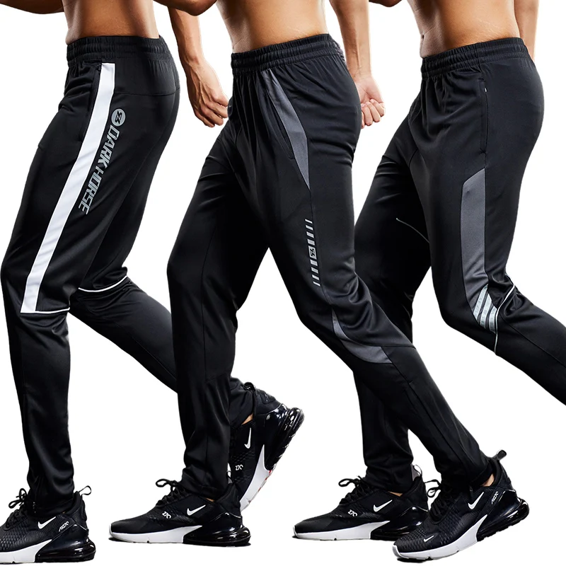 Top Trends: Men's Running Pants Quick-Dry Thin Casual Trousers Sport Pants With Zipper Pockets Sportswear Running Jogging Sportpants Shoppable Styles