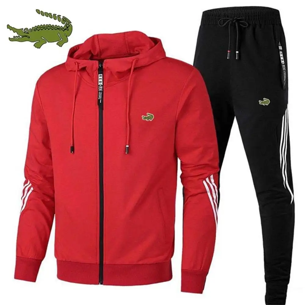 Top Trends: 2023 Casual High Quality Men&#039;s Set Fashion Casual Sports Hoodie Pullover+ Pants Sports Set Shoppable Styles