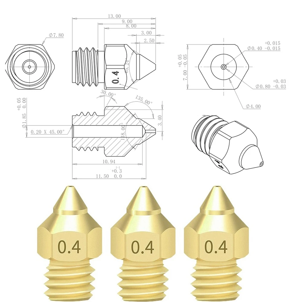 CR-6 SE, J-cabeça montada, Hot End, Hotend