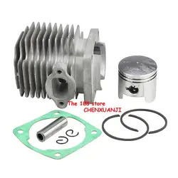 44-6 Motor Cilinderkop Met 44Mm Zuiger Kit Voor 2 Takt 49cc Mini Dirt Bike