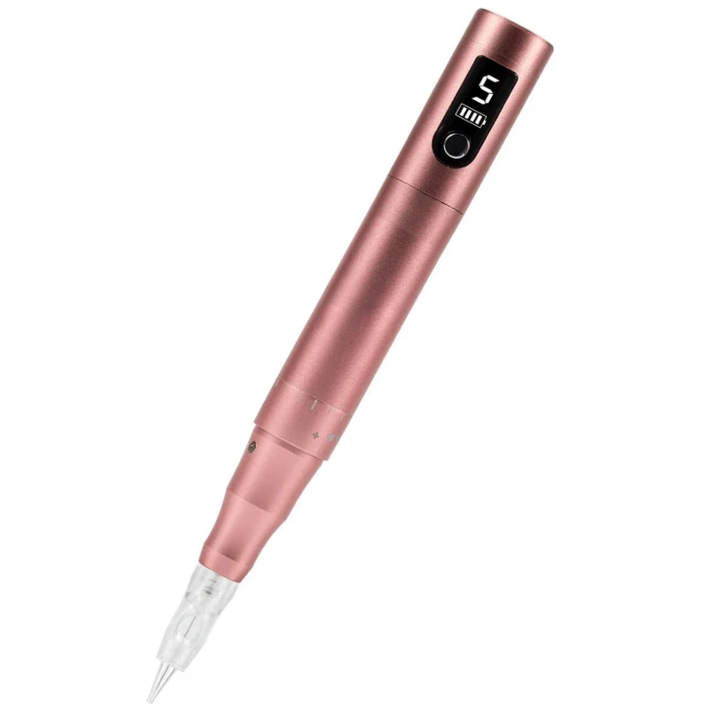 Top Trends: Rose Gold Professional Wireless Permanent Makeup Machine PMU Pen Microshading Beauty Eyebrow Lips Tattoo Cartridge Supplies Shoppable Styles