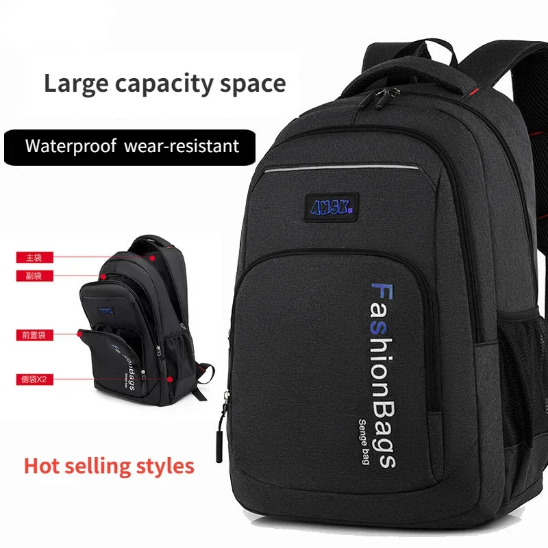 Top Trends: Men&#039;s Backpack Large Capacity Waterproof Travel Backpack Business Travel 16 Inch Laptop Junior High School Student Backpack Shoppable Styles