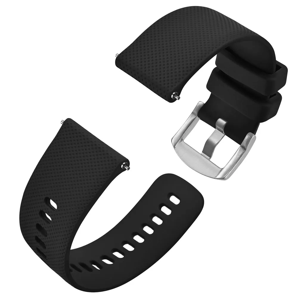 Top Trends: Anbeer Premium Silicone Watch Band Quick Release Rubber Watch Strap 16mm 18mm 20mm 22mm 24mm Bracelet For Smart Watch Shoppable Styles