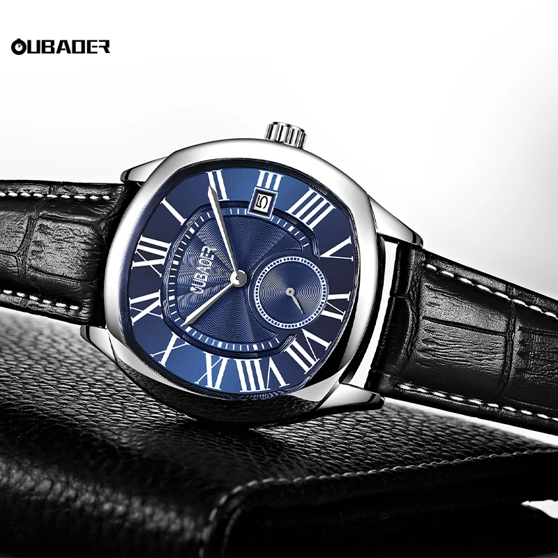 Top Trends: OUBAOER High Sense Simple Temperament All Fashion Exquisite Small Niche Man Watch Shoppable Styles - Image 4