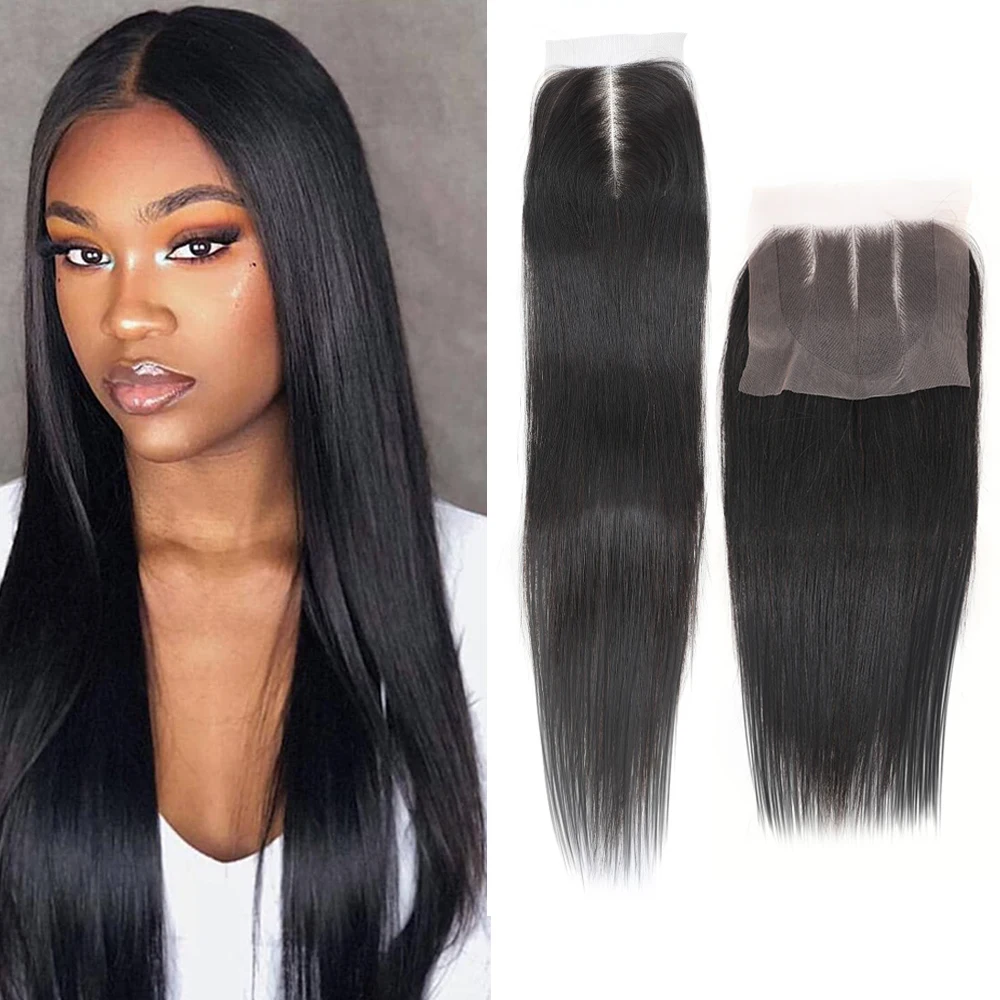 Top Trends: 2x6 4x4 5x5 HD Lace Closure Transparent Lace Frontal Closure Only Vietnamese Virgin Hand Tied Bone Straight Human Hair Closure Shoppable Styles