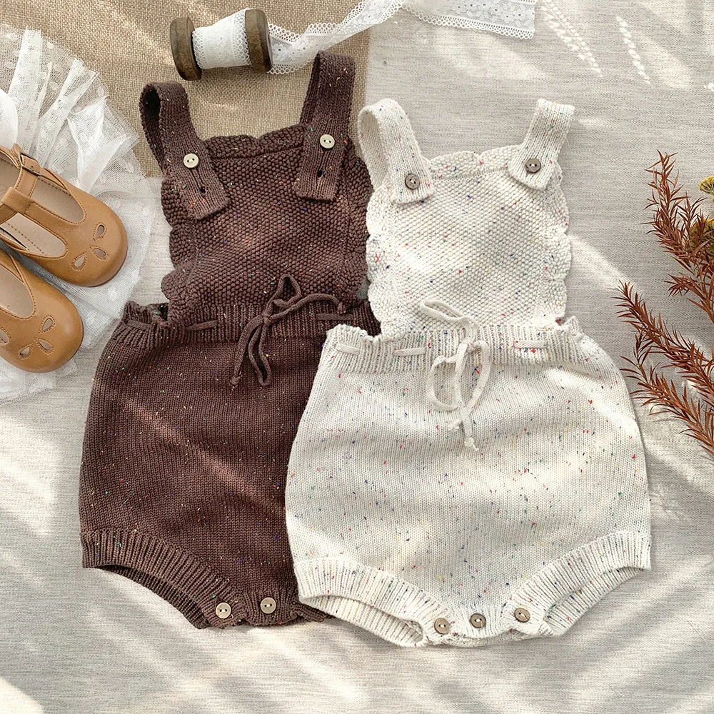 Top Trends: Instagram Hotselling Vintage Baby Jumper Boys Girls Enfant Retro Natural Flecks Bebe Romper Shoppable Styles