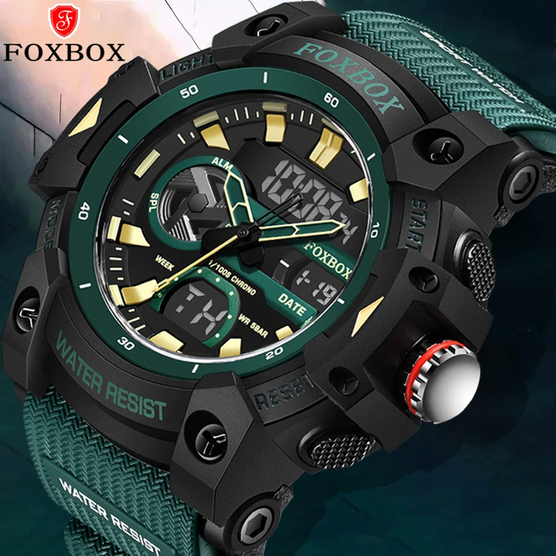 Top Trends: LIGE Digital Military Men Watch 50m Waterproof Wristwatch LED Quartz Clock Sports Watch Big Watches For Men Relogios Masculino Shoppable Styles