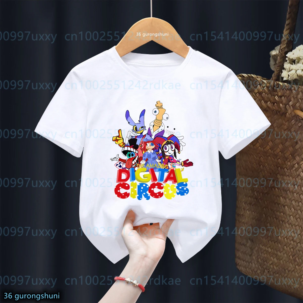 Top Trends: T-Shirt For Boys / Girls Funny The Amazing Digital Circus Graphic Print T Shirt For Kids Cute Baby Tshirt Boy / Girl Unisex Clothes Shoppable Styles