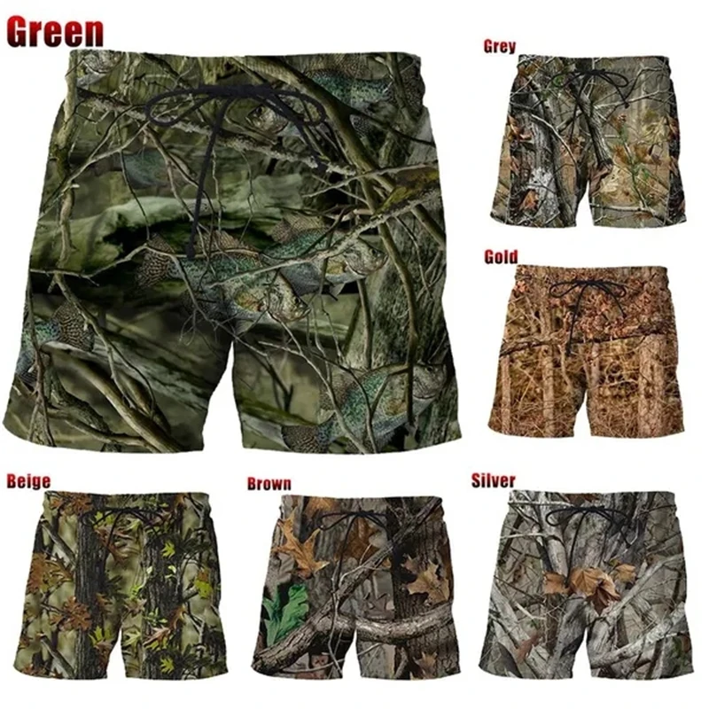 Top Trends: Summer New 3d Camouflage Printed Men's Shorts Funny Fashion Casual Personality Cool Natural Scenery Beach Shorts Swimming Trunks Shoppable Styles