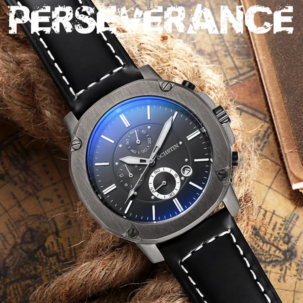 Top Trends: Relogio Masculino 2023 New Sports Men's Watch OCHSTIN Top Luxury Belt Watch Men's Quartz Clock Waterproof Watch+ Box Shoppable Styles