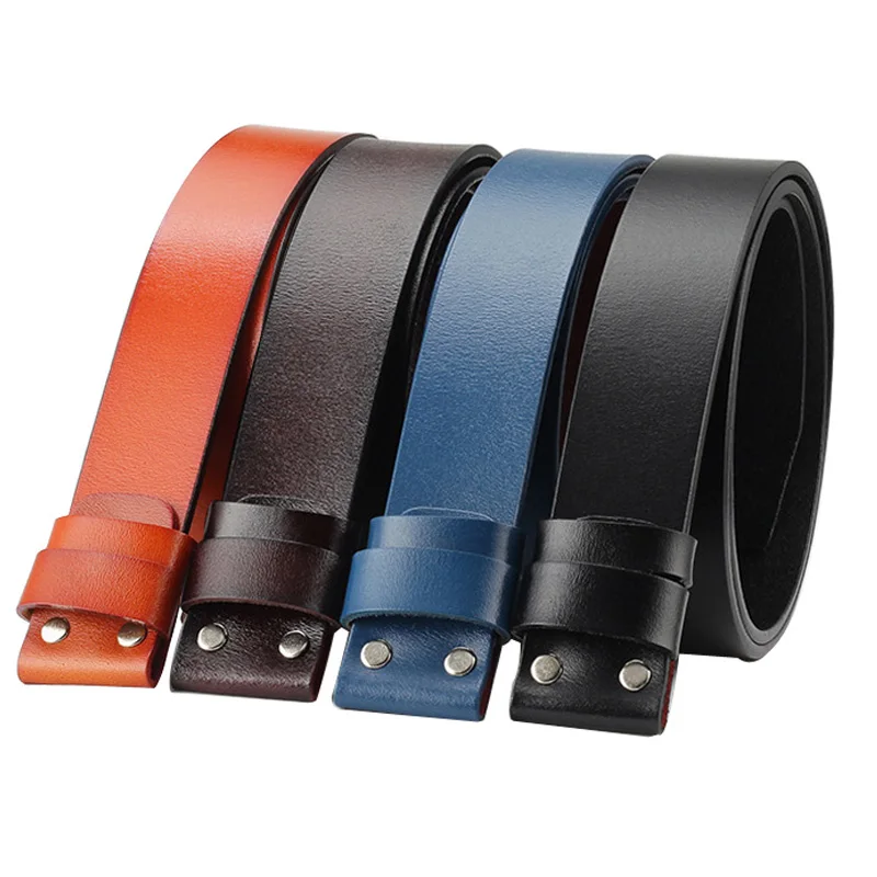 Top Trends: Cheapify Dropshipping 100% Real Genuine Leather Belts For Men Black Blue 3.8cm Shoppable Styles