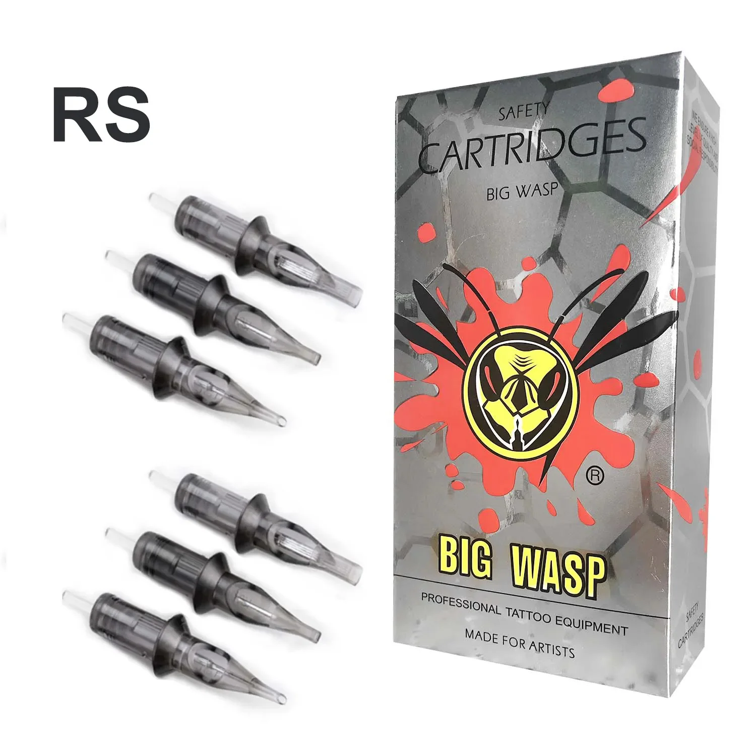 Top Trends: BIGWASP Tattoo Cartridge Needles 20pcs RS Disposable Needles Standard Professional Permanent Needles For Tattoo / PMU Shoppable Styles