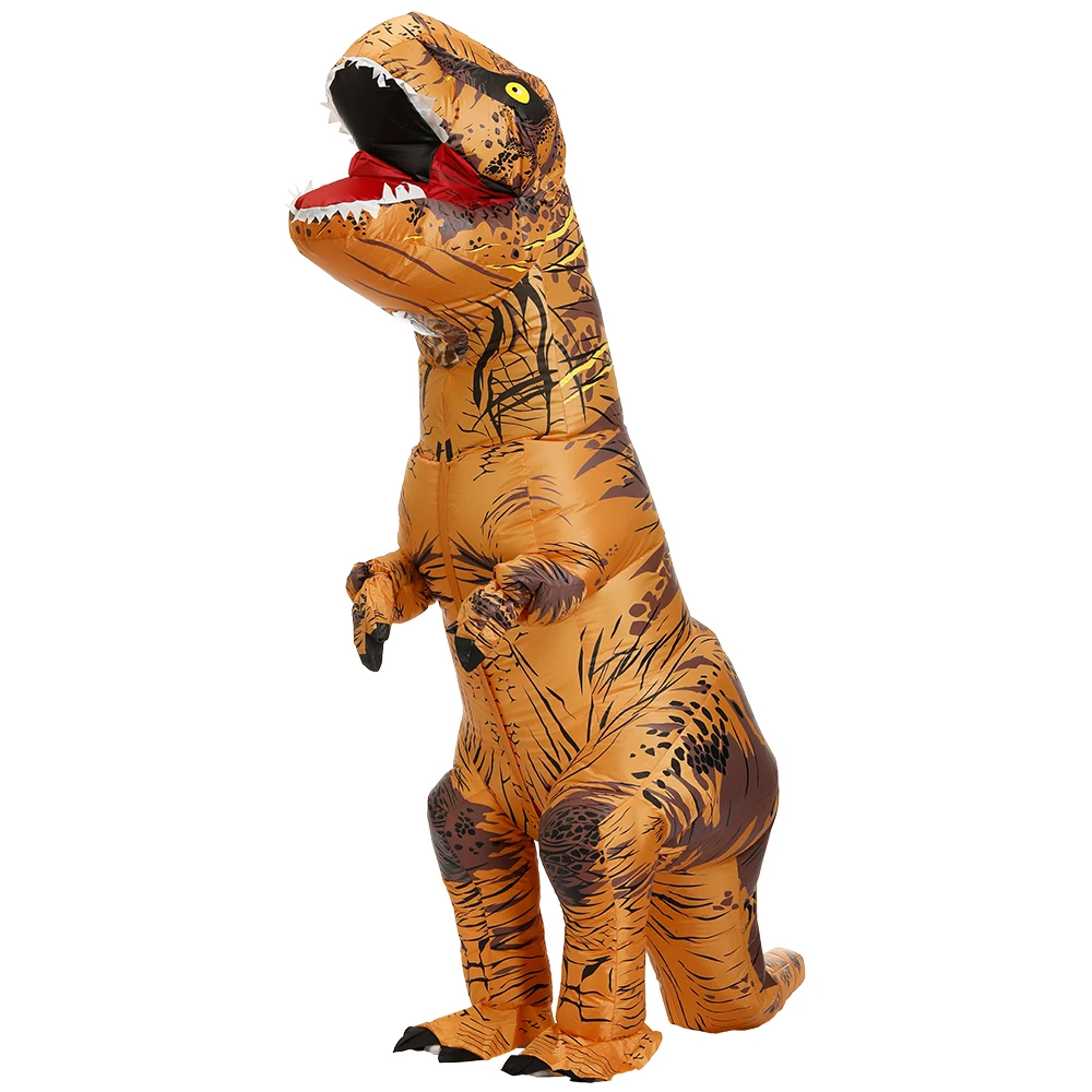 Top Trends: Adult Kids T-Rex Inflatable Dinosaur Costumes Suit Dress Anime Party Cosplay Carnival Halloween Costume For Man Woman Shoppable Styles