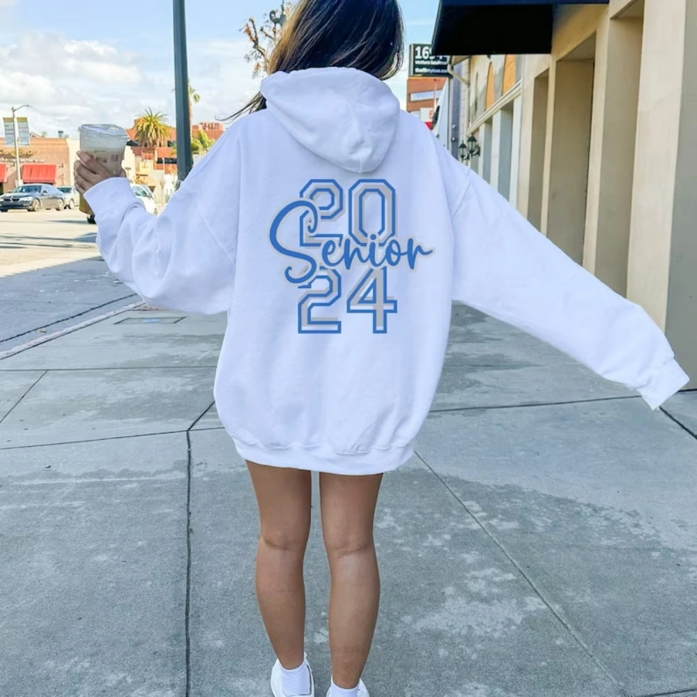 Top Trends: Senior 2024 Hoodie Graduate 2024 Senior Sweatshirt Simple Celebrate Graduation Class Of 2024 Apparel Shoppable Styles