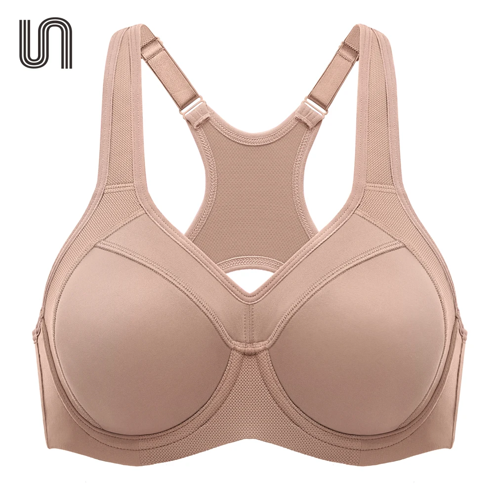 Top Trends: High Impact Sports Bra Power Racerback Underwire Lightly Padded Support Workout Tops Fitness Sportswear Underwear Brassier Women Shoppable Styles