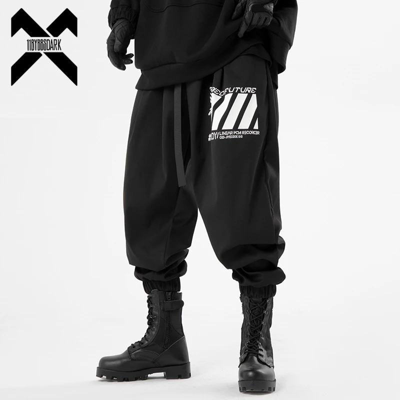 Top Trends: 11 BYBB&#039;S DARK Hip Hop Tactical Joggers Pant Men Letter Graphic Harem Trousers 2023 Elastic Waist Streetwear Pants Sweatpants Shoppable Styles