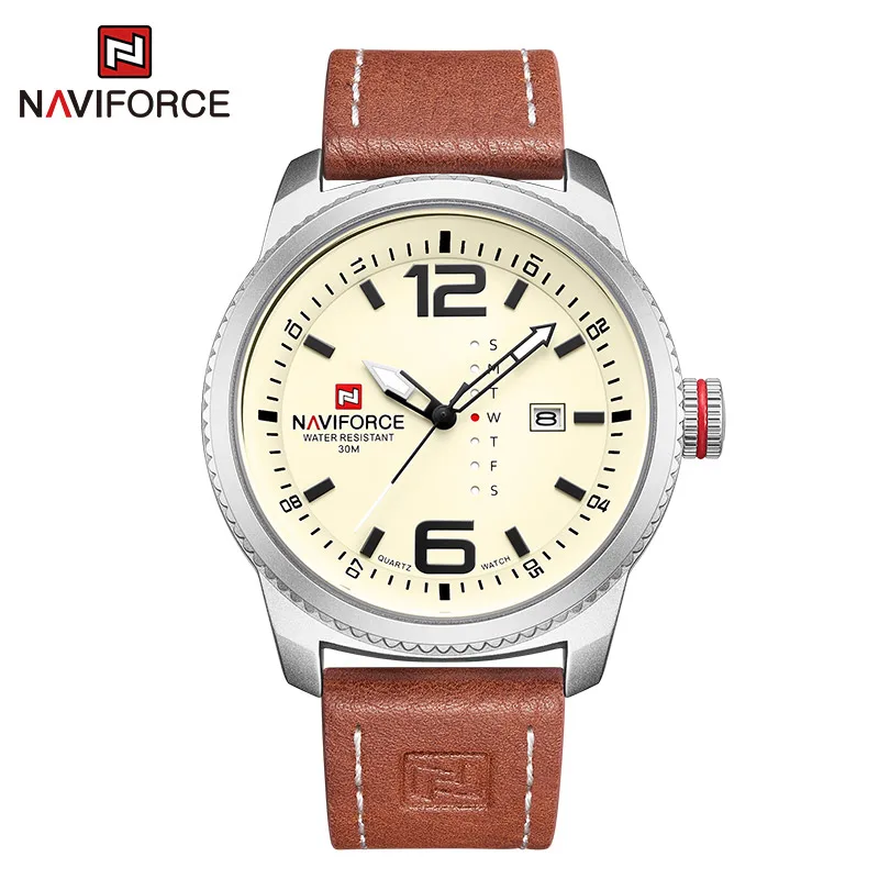 Top Trends: 2023 Luxury Brand NAVIFORCE Date Quartz Watch Men Casual Military Sports Watches Leather Wristwatch Male Relogio Masculino Clock Shoppable Styles