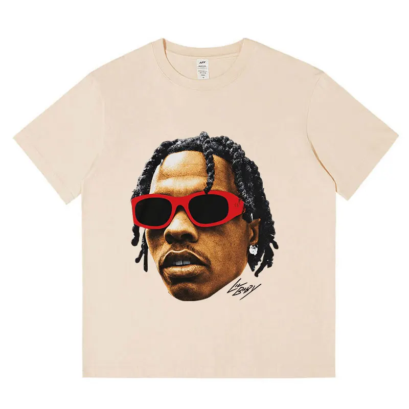 Top Trends: Rapper Lil Baby Graphic T Shirt Men's Hip Hop Vintage Short Sleeve T-shirt Streetwear Harajuku Cotton Oversized T-shirts Couples Shoppable Styles - Image 4