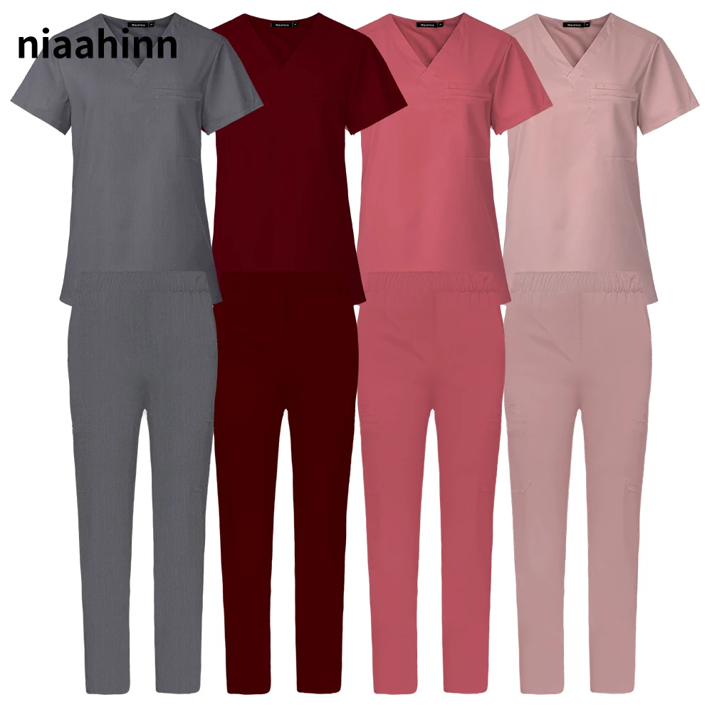 Top Trends: Unisex Pet Grooming Doctor Work Clothes High Quality Scrubs Uniforms Health Care Medical Accessories Hospital Nursing Workwear Shoppable Styles