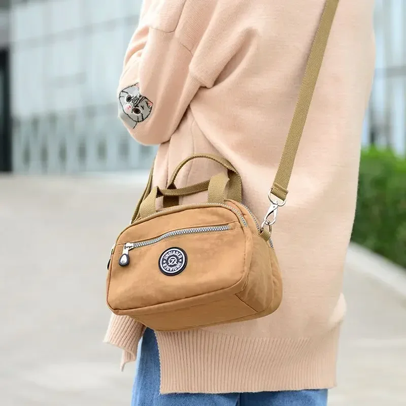 Top Trends: Female Tote Shoulder Bags Girls Casual Handbags Crossbody School Bag Fashion Women&#039;s Waterproof Nylon Messenger Bags Shoppable Styles