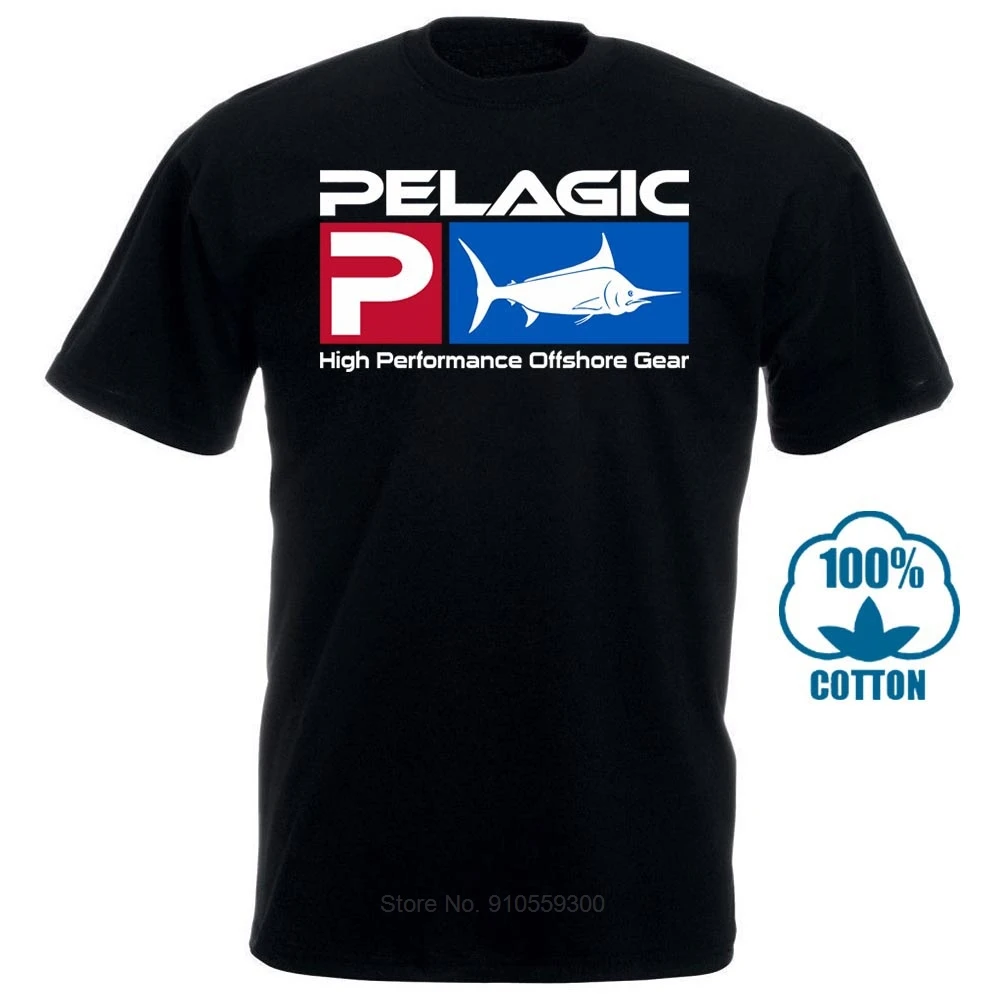 Top Trends: New Pelagic Fisher Offshore T Shirt Graphic Tee Black Color Size S M L Xl 2Xl Cotton Tee Shirt Tops Wholesale Tee Shoppable Styles