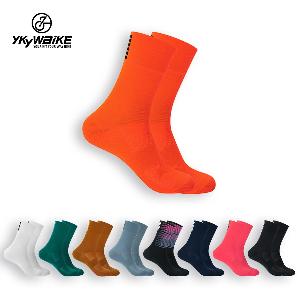 Top Trends: YKYWBIKE Sports Racing Cycling Socks Professional Brand Sport Socks Breathable Road Bicycle Socks Men And Women Outdoor 9 Color Shoppable Styles