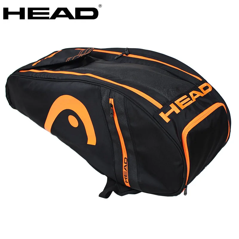 Top Trends: Portable Original HEAD Tennis Backpack 4 Pack Large Capacity Squash Padel Beach Tennis Racket Bag Men Raquete Tenis Shoulder Bag Shoppable Styles