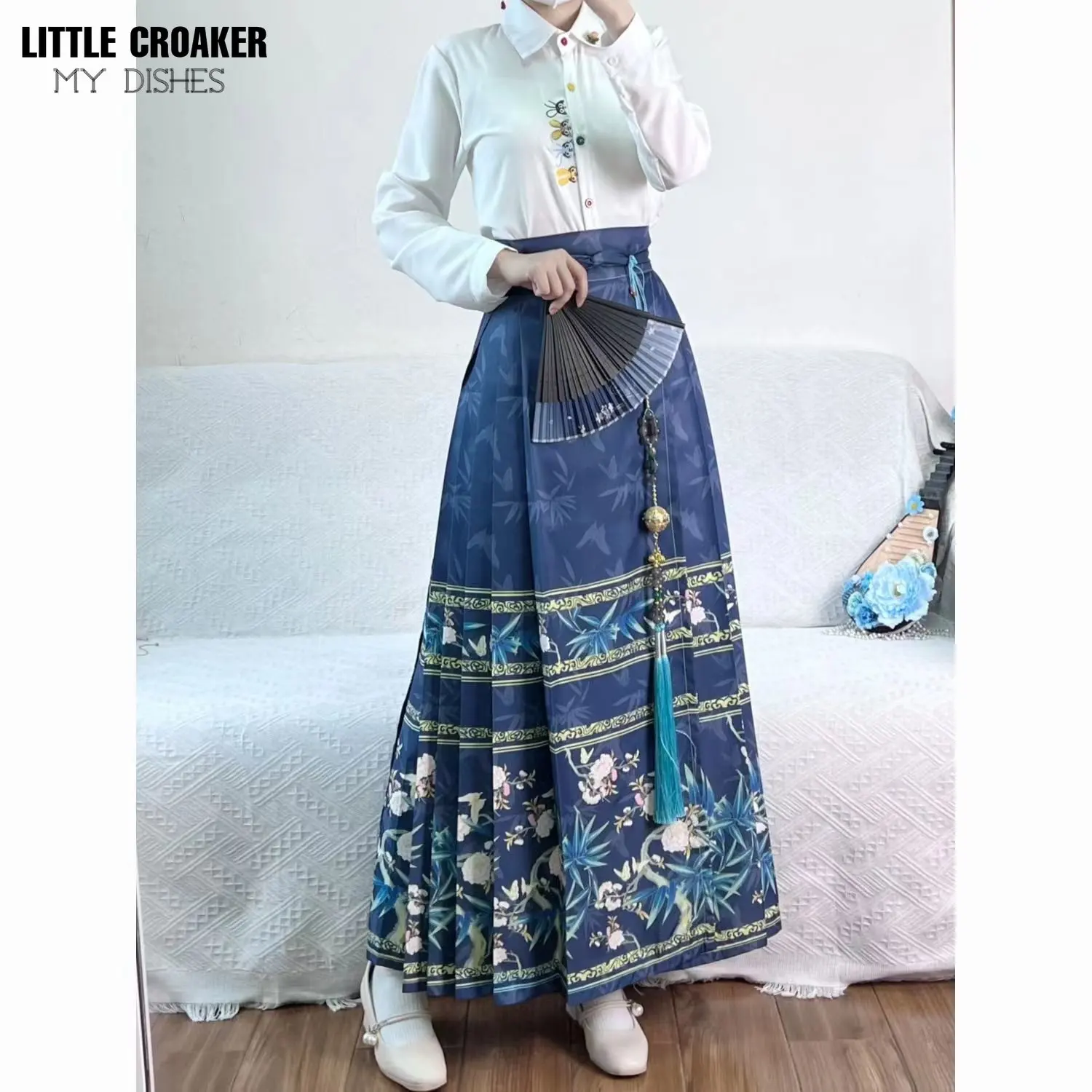 Top Trends: Improved Ming Dynasty Ancient Chinese Traditional Daily Wear Women&#039;s Hanfu Horse Face Skirt Modern Hanfu Clothes Shoppable Styles