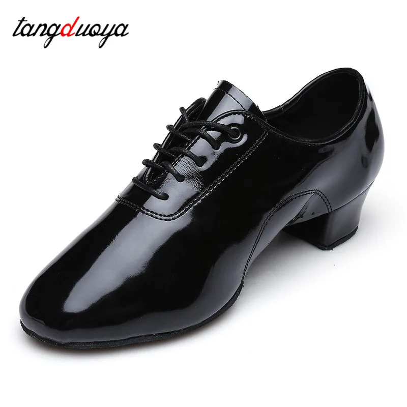 Top Trends: Professional Latin Dance Shoes For Men Matte Patent Leather Oxford Shoes Dance Men Tango Ballroom Jazz Modern Dance Shoes Male Shoppable Styles