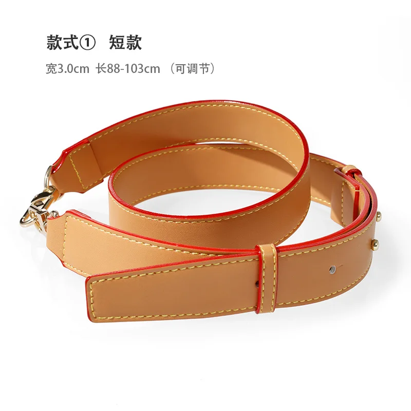 Top Trends: Luxury Genuine Leather Bag Strap Women Handbag Belt Shoulder Messenger Crossbody Bag Wide Famous Brand Replacement Bag Strap Shoppable Styles - Image 3