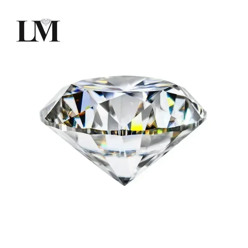 Top Trends: Moissanite Stone Wholesale D Color Vvs1 Round Cut 0.1CT-12CT Moissanite Loose Stone Gemstone For Jewelry Making With GRA Report Shoppable Styles