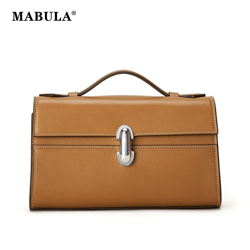 Top Trends: MABULA Genuine Leather Suede Women Bags Female High Quality Offical Tote Bag Fashion Solid Phone Purses Top Handle Handbags Shoppable Styles