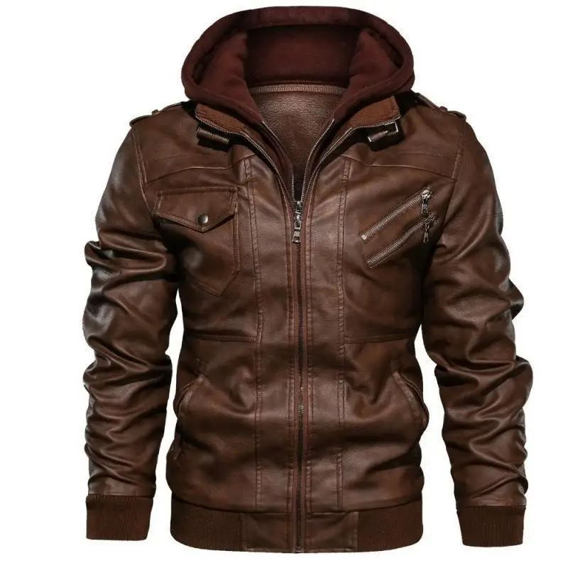 Top Trends: 2024 New Men's Leather Jackets Autumn Winter Casual Motorcycle Fashion PU Jacket Biker Leather Coats Brand Clothing EU Size Shoppable Styles