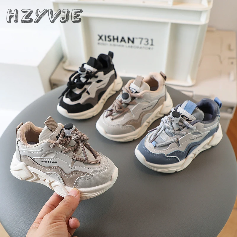 Top Trends: Fashion Boys' Casual Shoes Anti Slip Wear-resistant Student Baby Sneakers Shoes Soft Soles Breathable Girls' Casual Sports Shoes Shoppable Styles