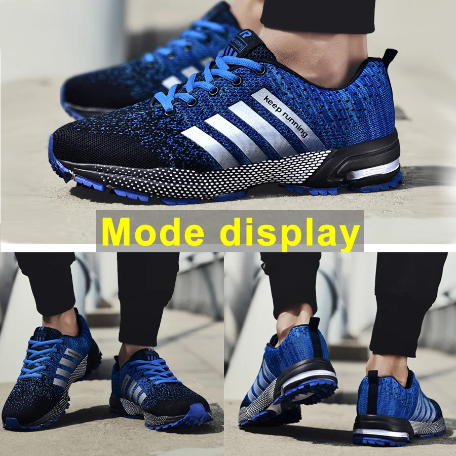 Top Trends: Light Men's Shoes Breathable Running Shoes For Man Large Size 48 Sneakers Women Comfortable Walking Jogging Male Casual Shoes Shoppable Styles - Image 2