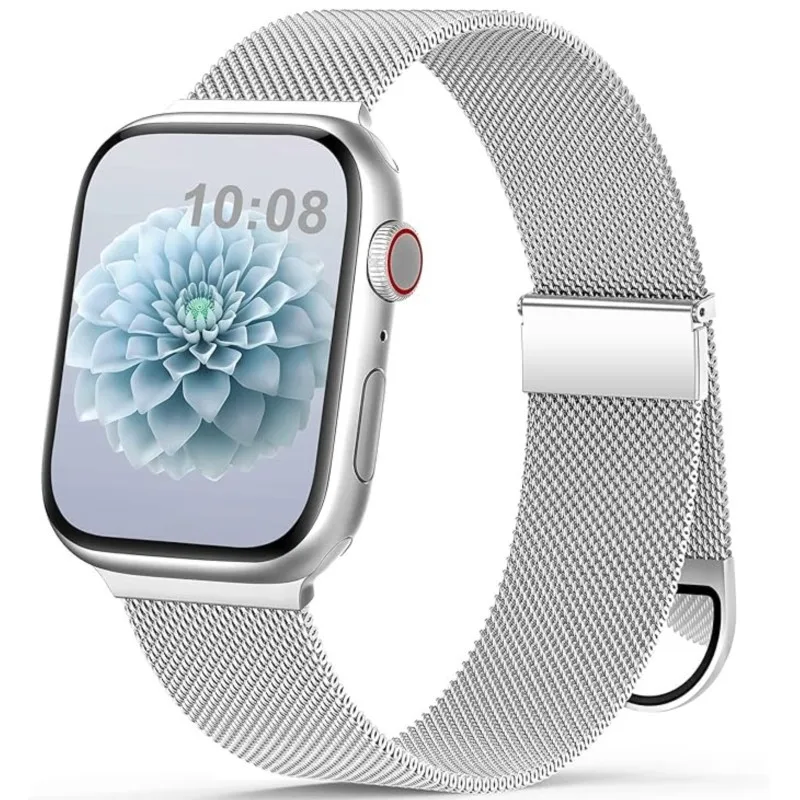 Top Trends: Magnetic Loop Strap For Apple Watch Band 45mm 44mm 40mm 41mm 42-38mm Milanese Bracelet Iwatch Series 9 8 7 6 SE 5 4 3 Ultra 49mm Shoppable Styles