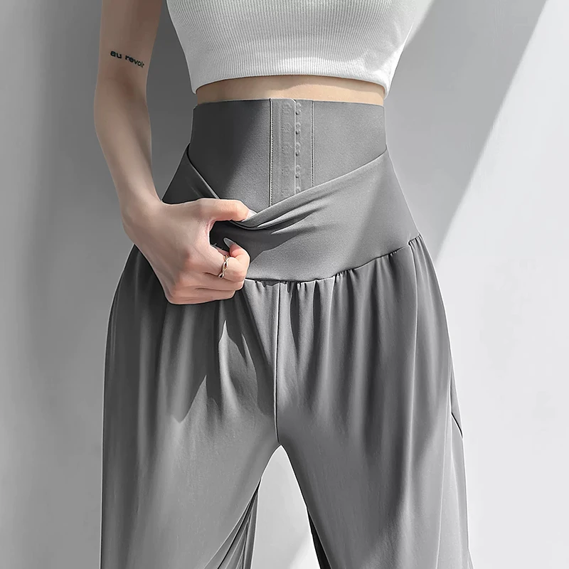 Top Trends: Jogger Pants Women Tommy Control High Waist Sports Pants Women Baggy Tracksuit Trousers Running Training Pants Corset Sweatpants Shoppable Styles